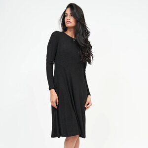 NWT Daniella Faye New Slant Short Sparkle Dress XL Black